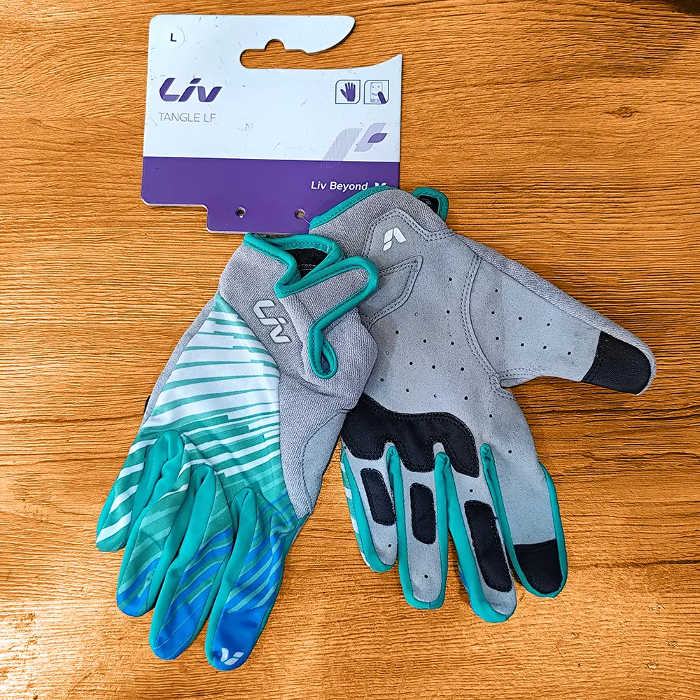 دستکش دوچرخه سواری LIV TANGLE LF Cycling Gloves سایز L سبز آبی