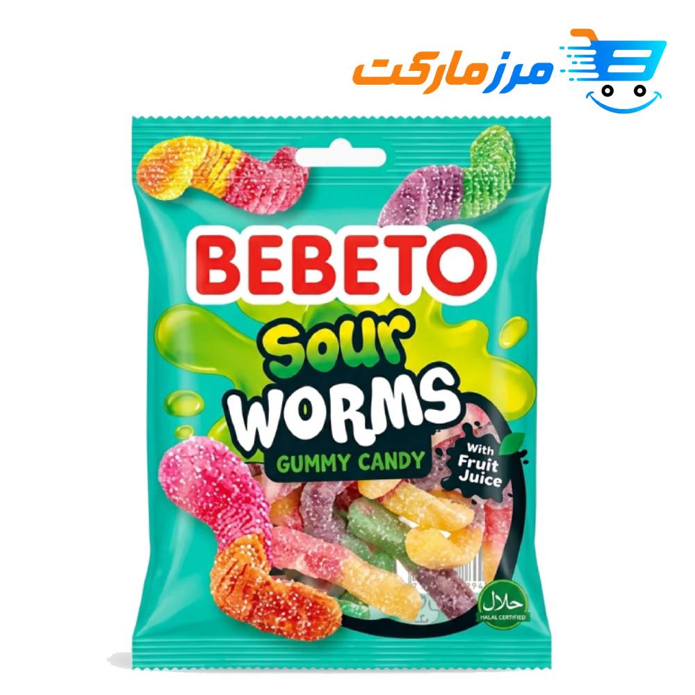 پاستیل ببتو BEBETO مدل کرمی شکری 80گرمی