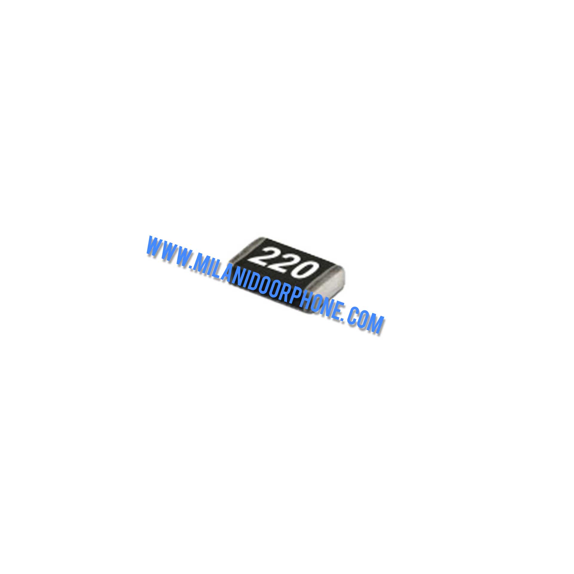 مقاومت 22 اهم 0805 SMD (محصول در پک 100 عددی می باشد )