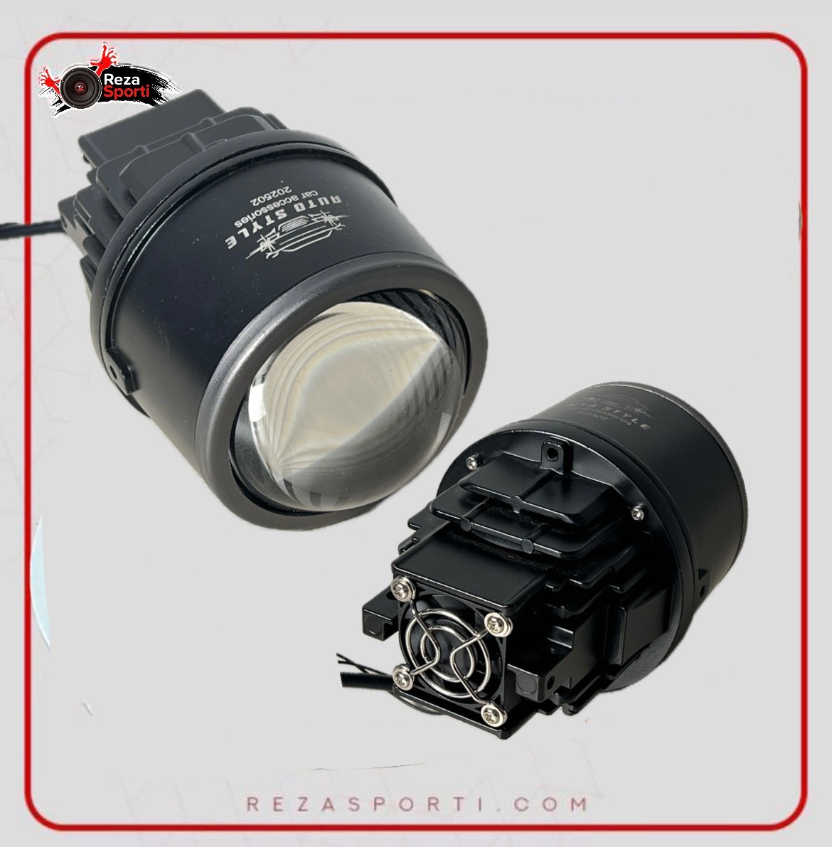 لنز پرژکتوری 3 رنگ Bi-LED ضدآب اتو استایل مخصوص مهشکن
