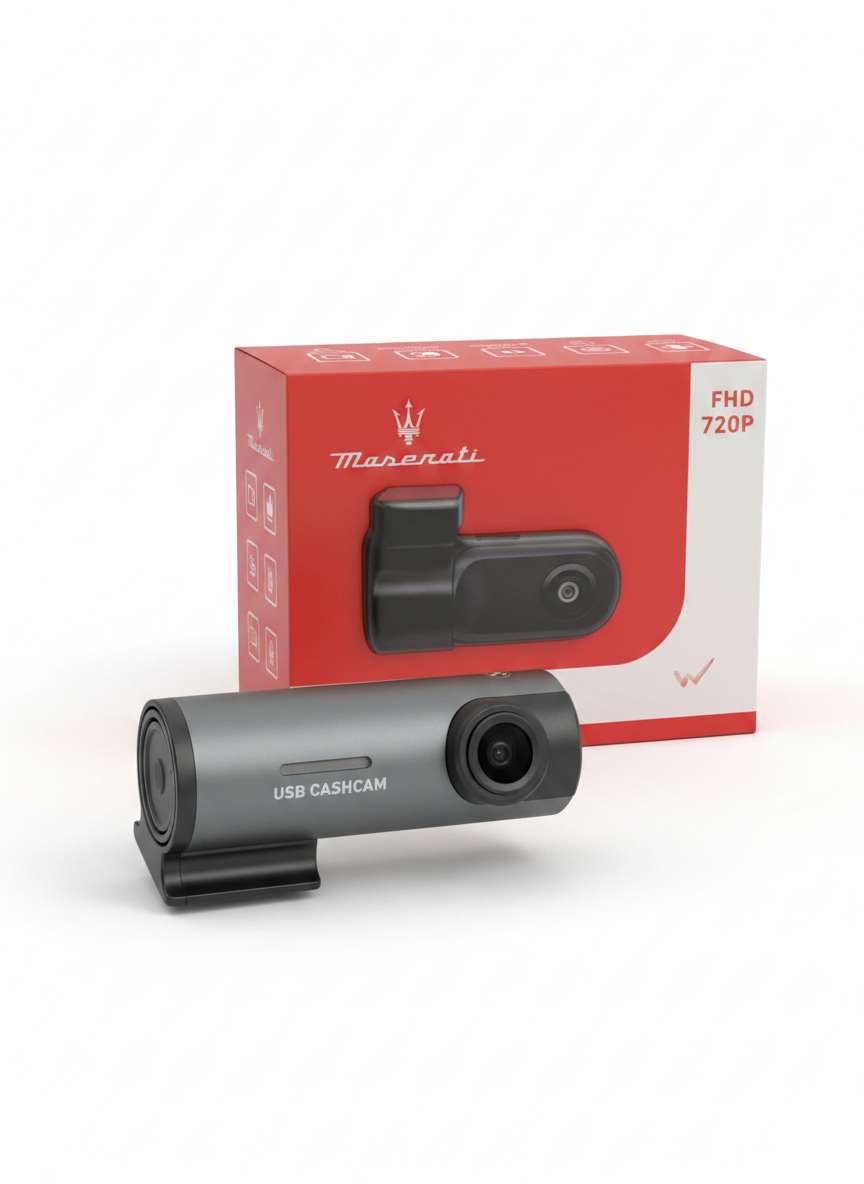دوربین ثبت وقایع خودرو مازراتی مدل USB Cashcam WiFi دار FHD 720P