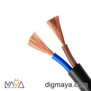 کابل برق دو در یک نیم لوشان استاندارد 1/5*2