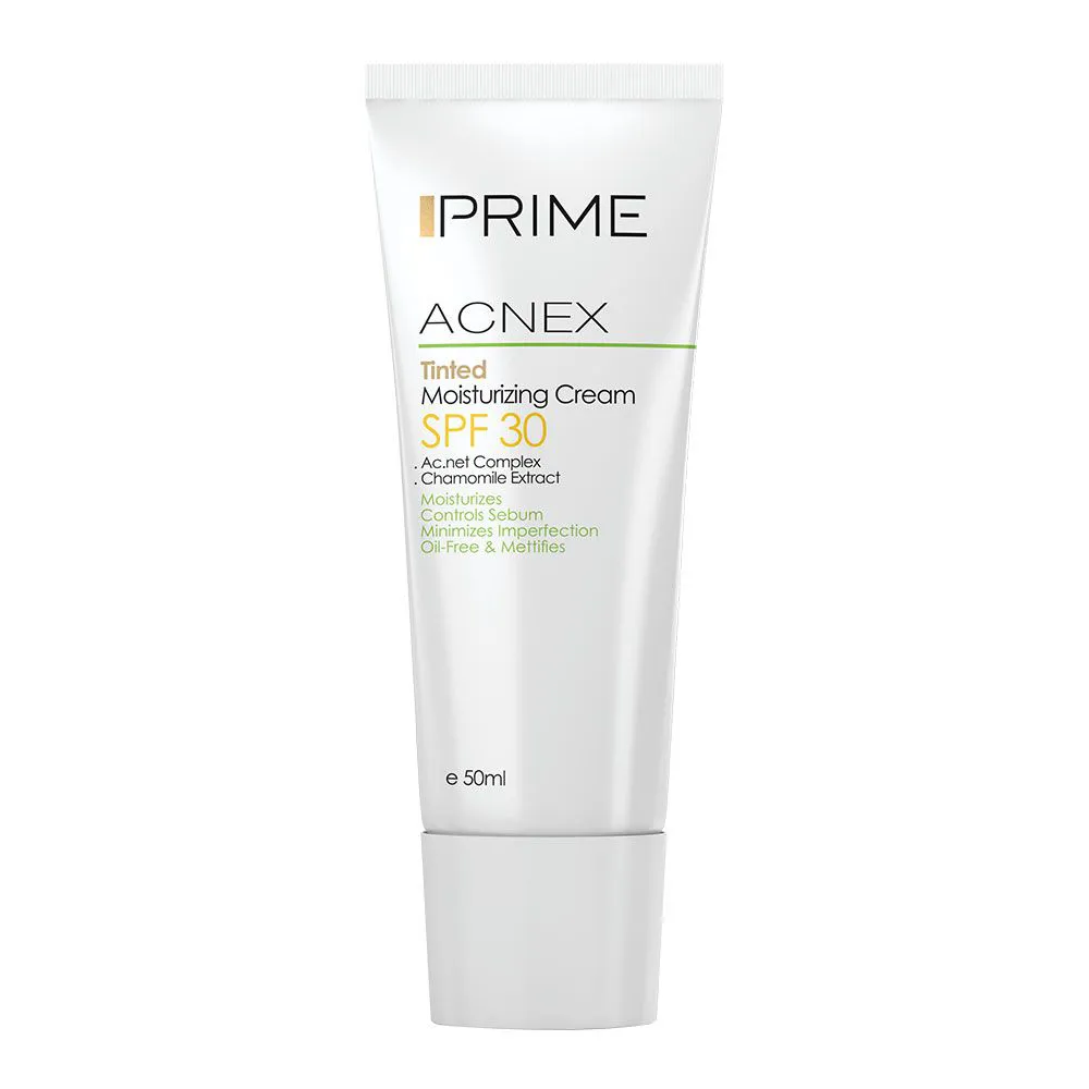 کرم مرطوب کننده رنگی پوست چرب پریم SPF30