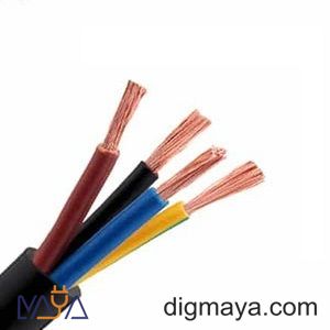 کابل برق چهار در هفتاد پنج لوشان استاندارد 75/.*4
