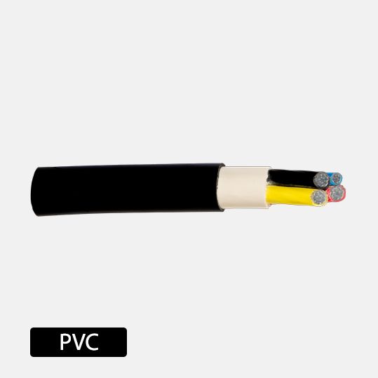 کابل آلومینیومی چهار در شانزده لوشان استاندارد 16*4 pvc