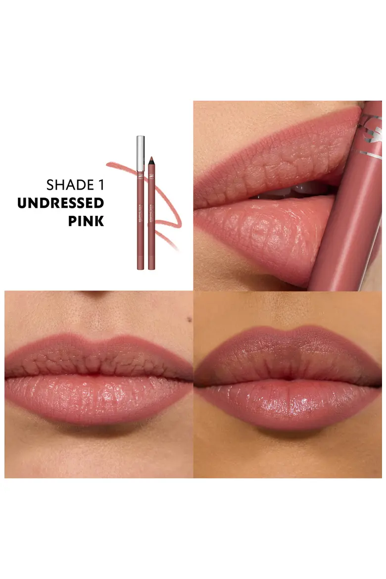 خط لب حجم دهنده کیس شیپر | Kiss Shaper Sculpting Lip Liner - 01 Undressed Pink