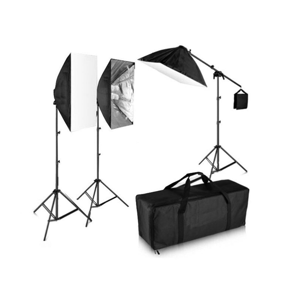 کیت نور ثابت 4 لامپ Diamond LED Kit 4 LAMP با سه پایه 806