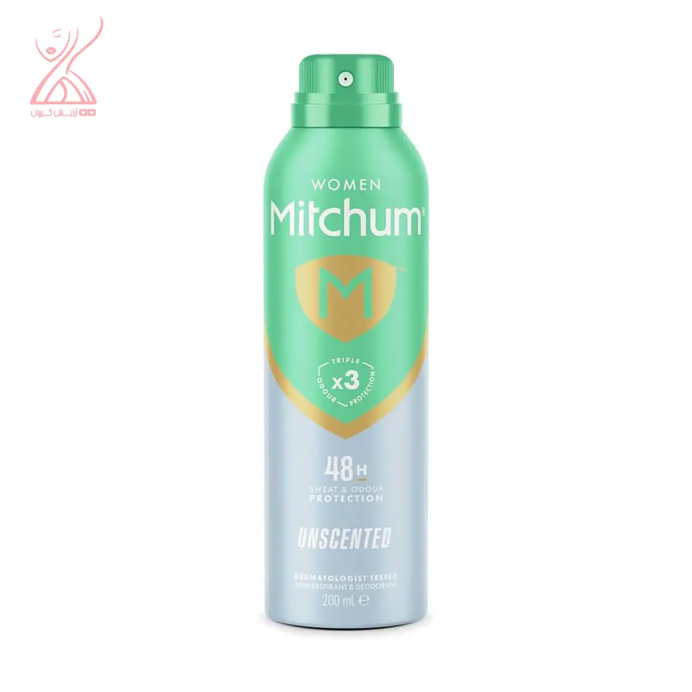اسپری ضد تعریق زنانه میچام مدل بدون بو Mitchum Unscented