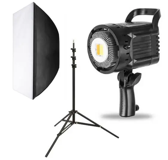 کیت ويديو لايت COB KY-BK1201 + سافت باکس 50x70cm + سه پایه