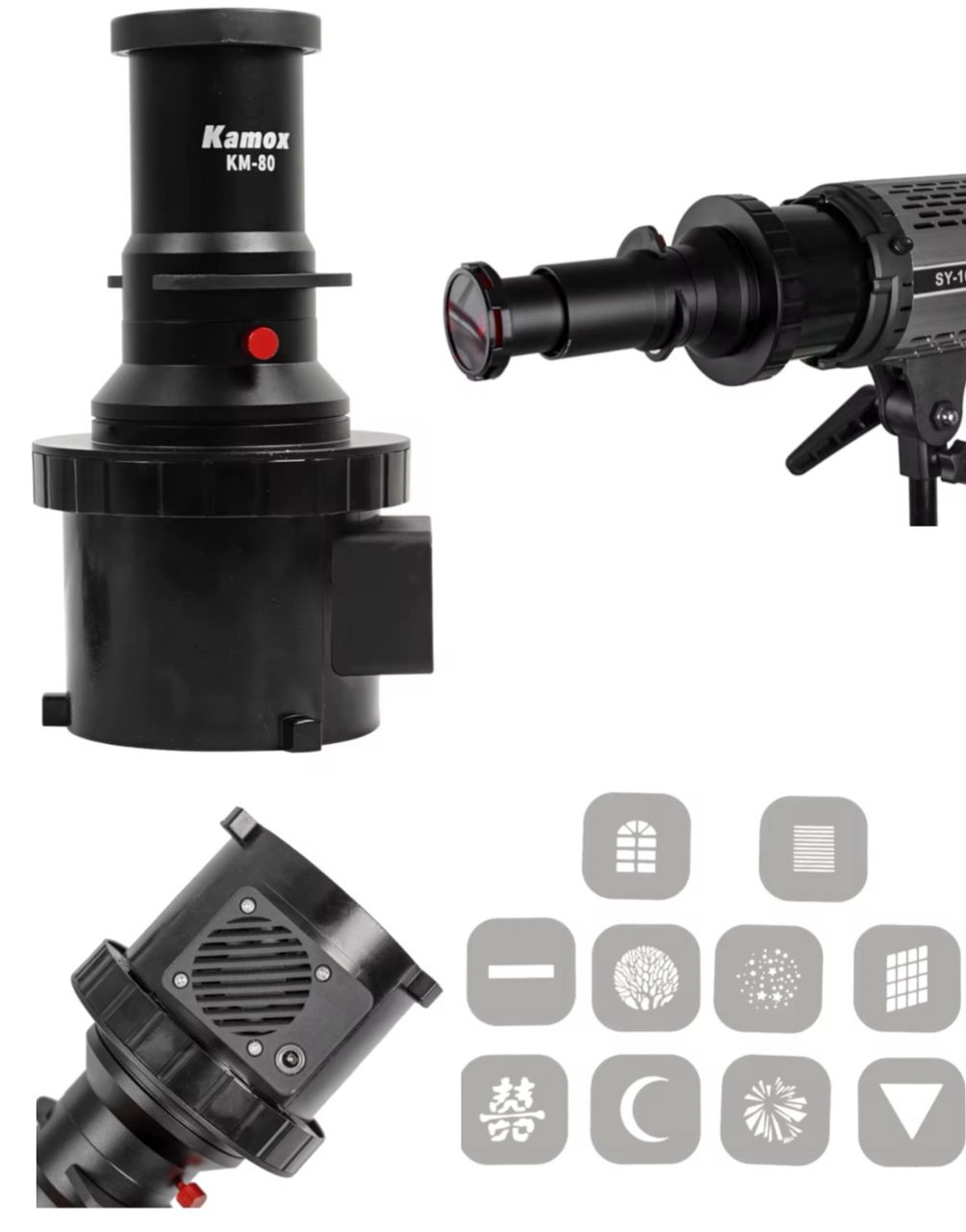 اسنوت اپتیکال لنزدار Optical Snoot lens Kamox