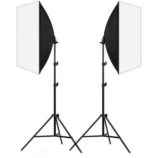کیت 2 شاخه نور ثابت 4 لامپ دياموند Diamond Continuous Lighting Kit 4 Lamps x2