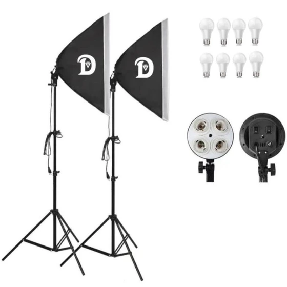 کیت 2 شاخه نور 4 لامپ + به همراه لامپ DIAMOND