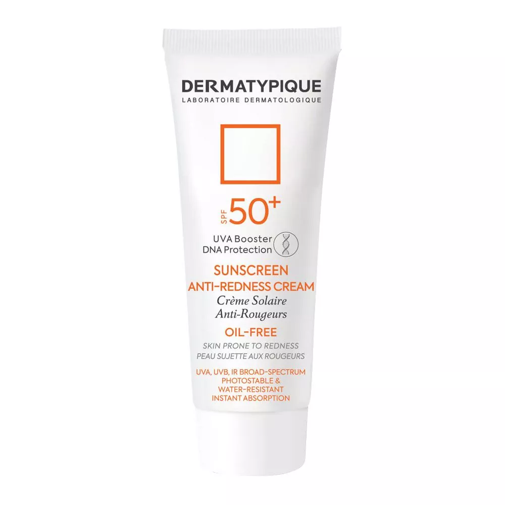 کرم ضد آفتاب بی رنگ SPF50 پوست قرمز و حساس درماتیپیک