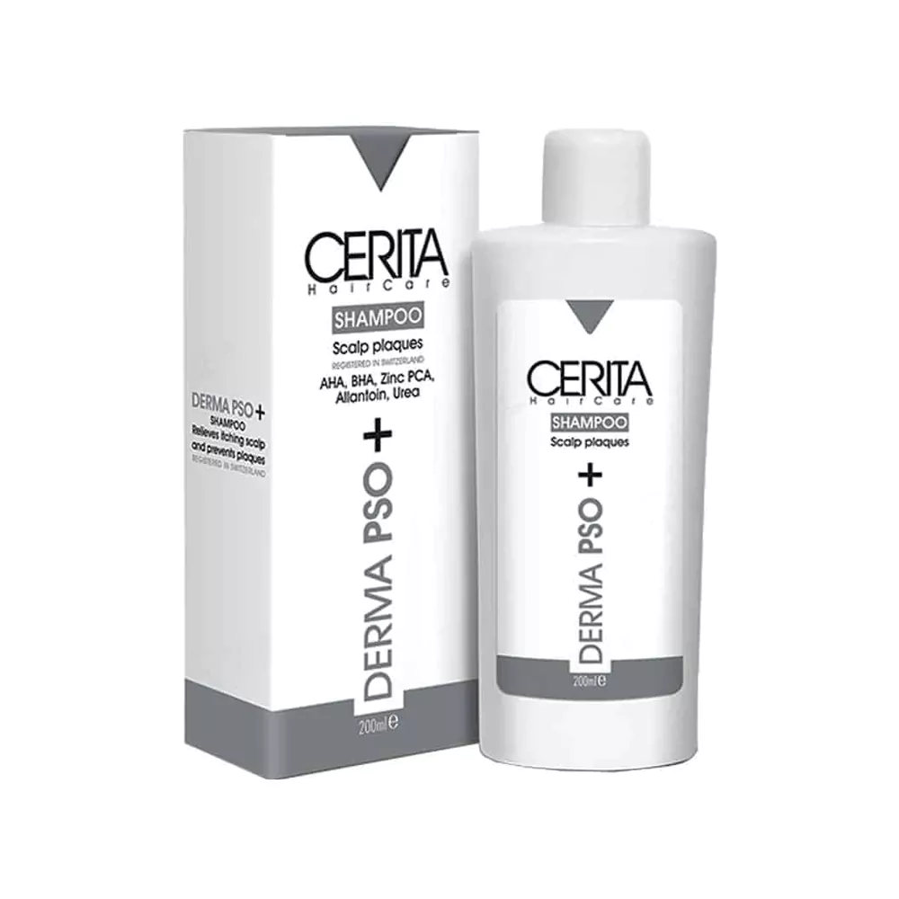 شامپو پسوریازیس سریتا مدل Derma PSO حجم 200 میلی لیتر