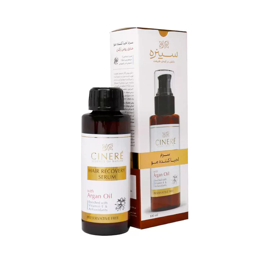 سرم احیا کننده مو سینره مدل روغن آرگان 100 میلی لیتر