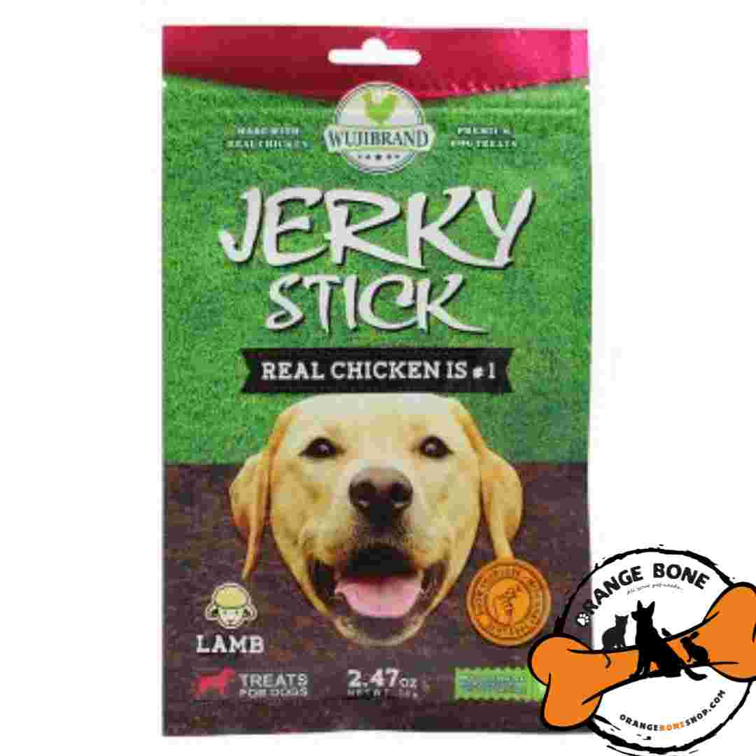 تشویقی سگ ووجی برند مدل Jerky Stick طعم لمب (70 گرم)