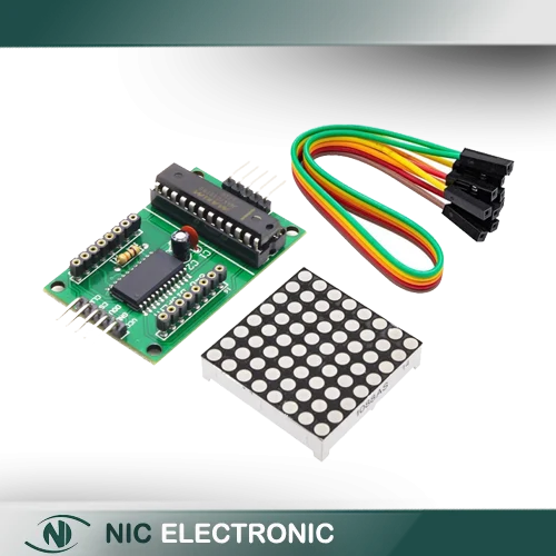 ماژول صفحه نمایش ال ای دی ماتریسی MAX7219
