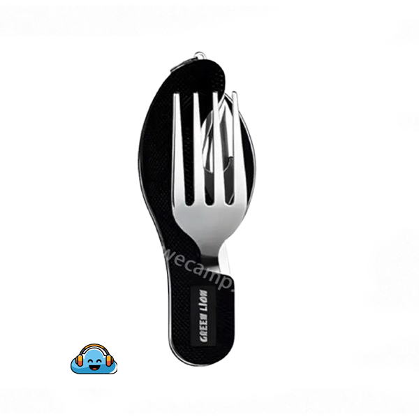 ست قاشق و چنگال مسافرتی گرین لاین Green Lion 4 in 1 Cutlery Set