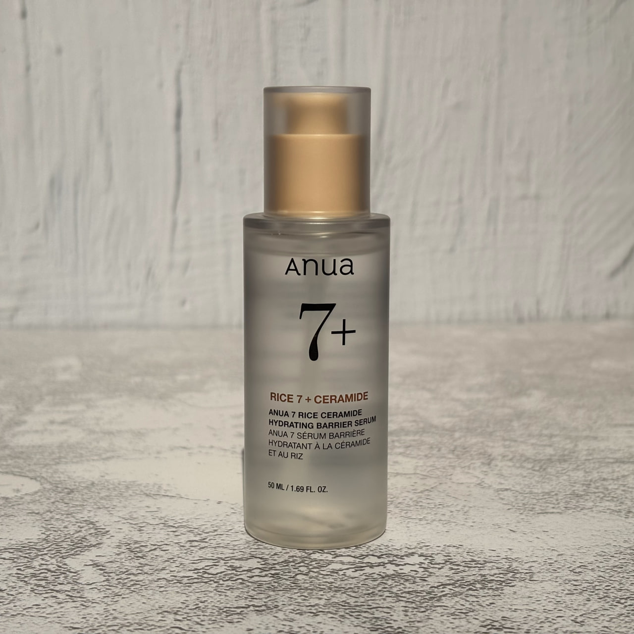 سرم آبرسان و تقویت‌کننده سد دفاعی برنج و سراماید آنوا 50 میل Anua 7 Rice Ceramide Hydrating Barrier Serum