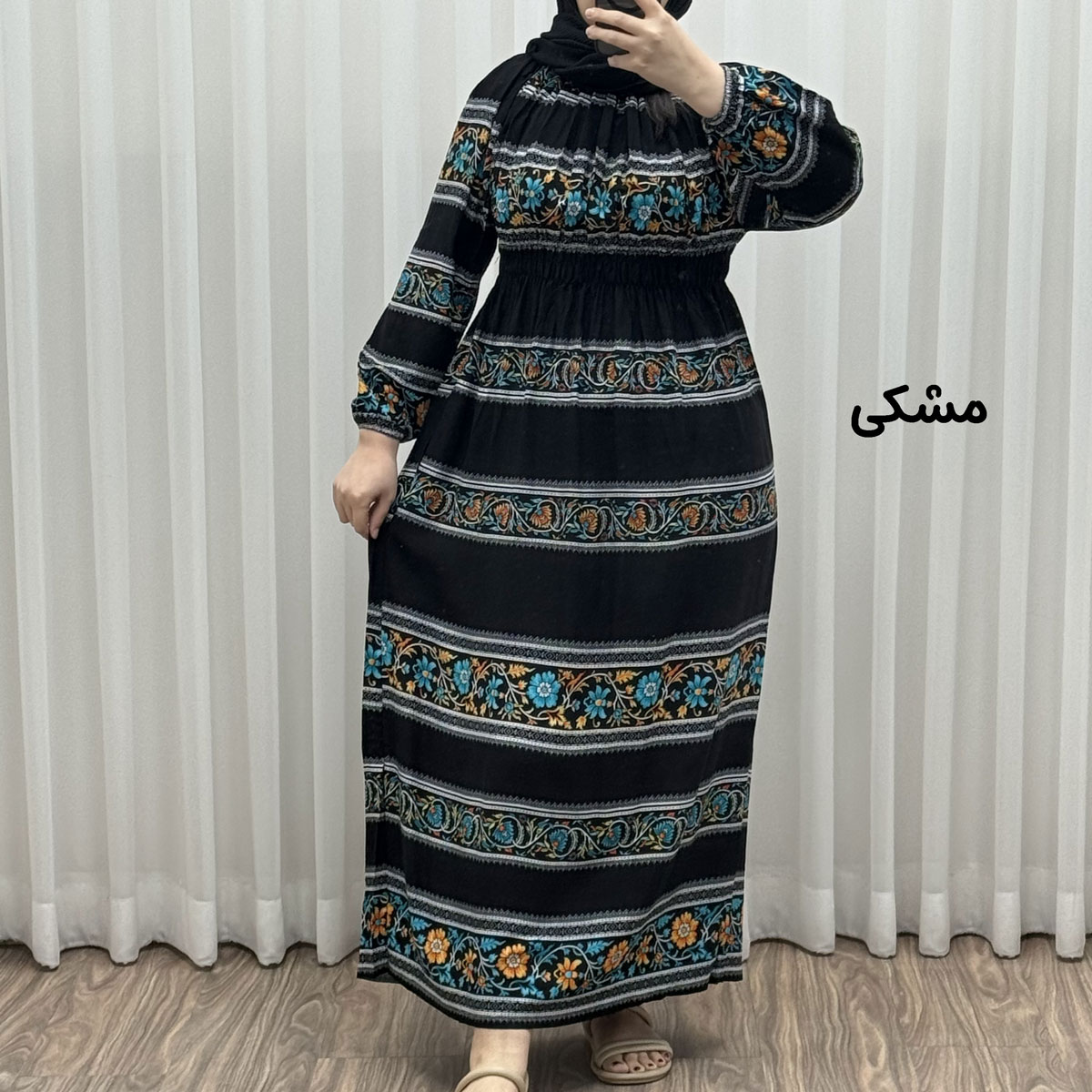 پیراهن ساحلی زنانه مدل نواری کد 2016