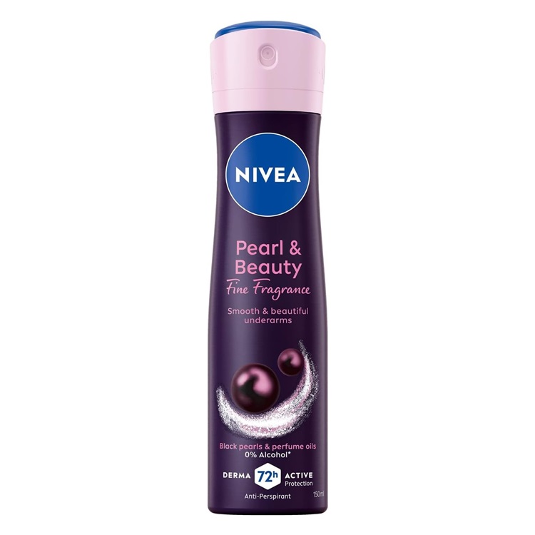 اسپری دئودرانت زنانه نیوآ Nivea مدل Pearl & Beauty