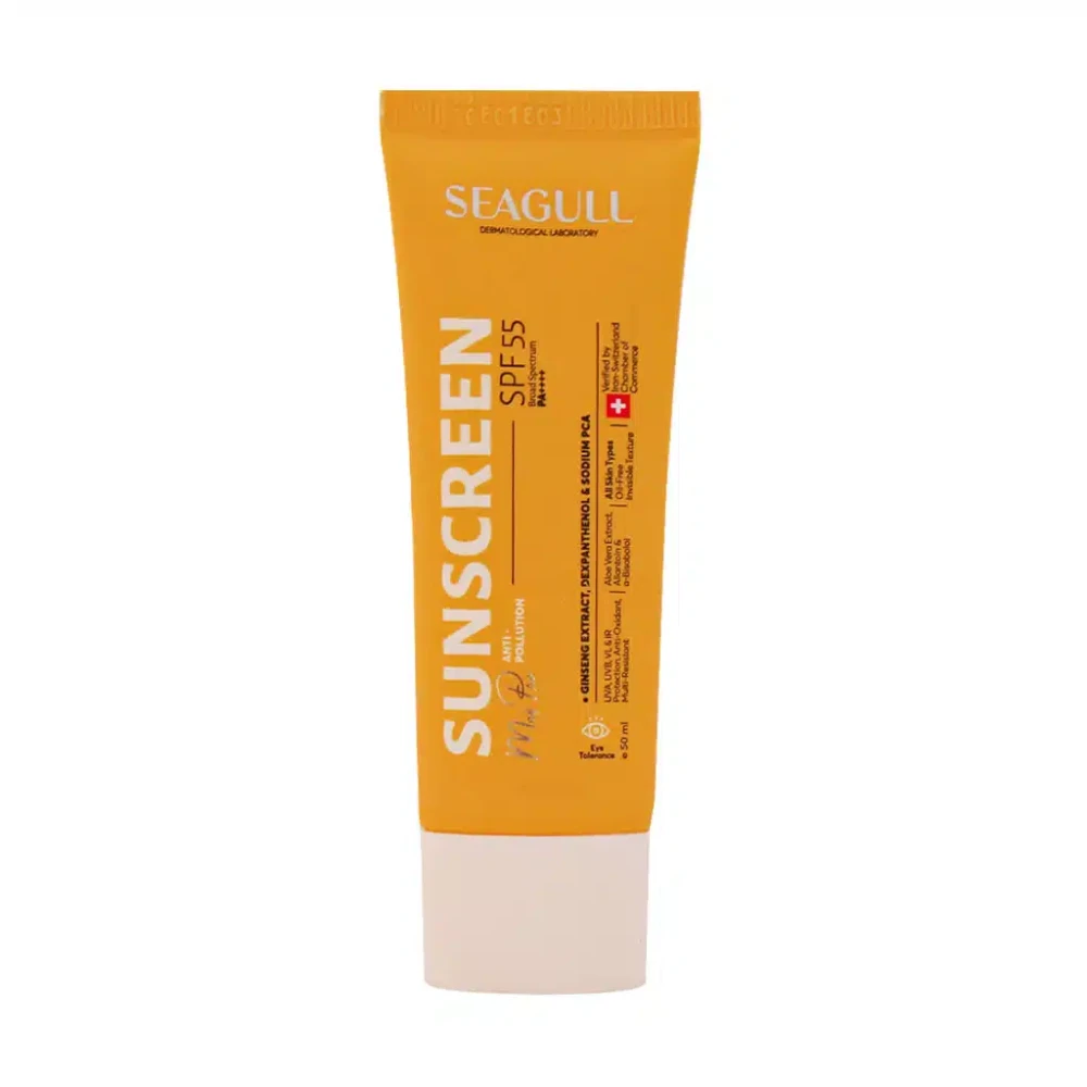 کرم ضد آفتاب بی رنگ SPF55 سی گل