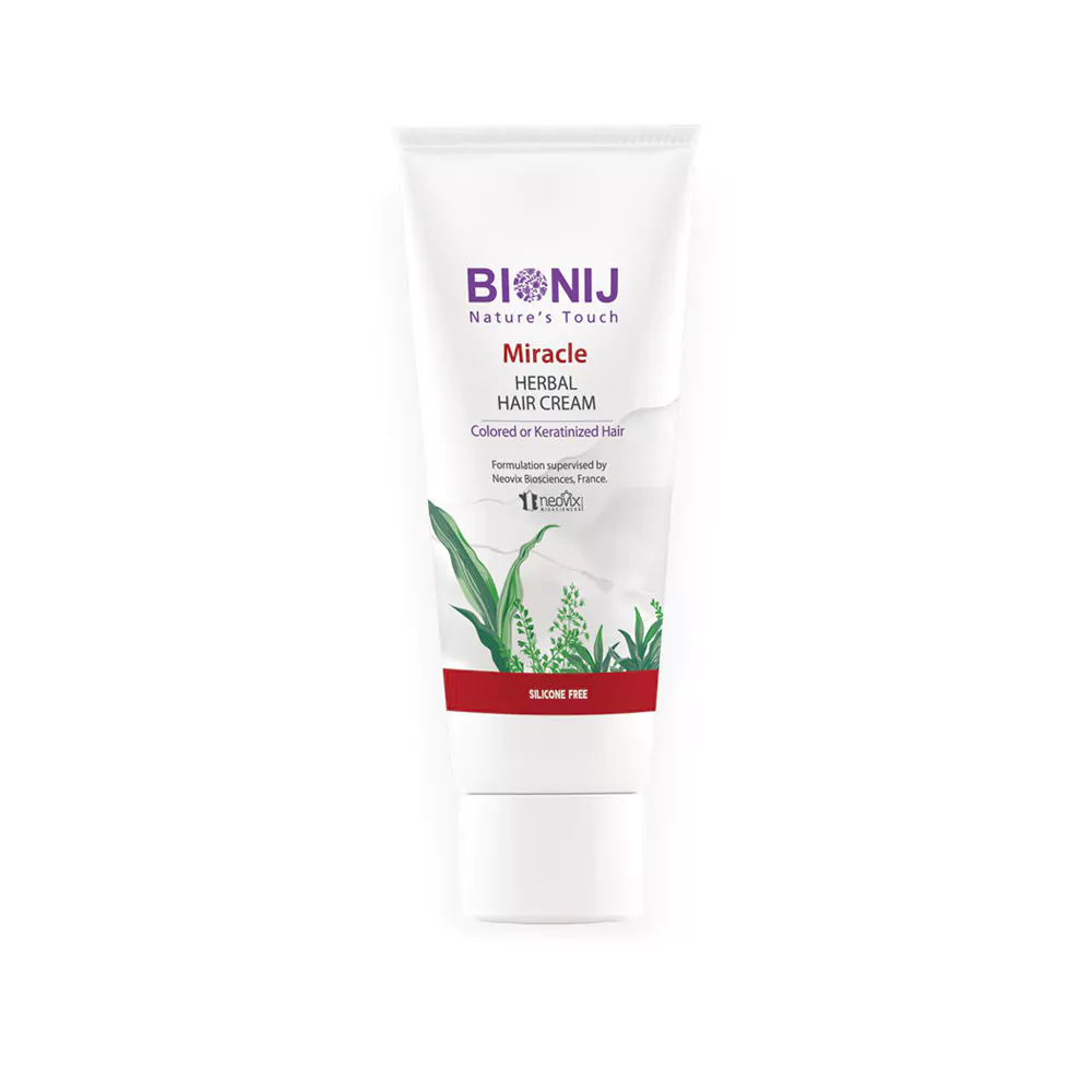 کرم موهای رنگ یا کراتین شده بیونیج مدل Miracle حجم 150 میلی لیتر