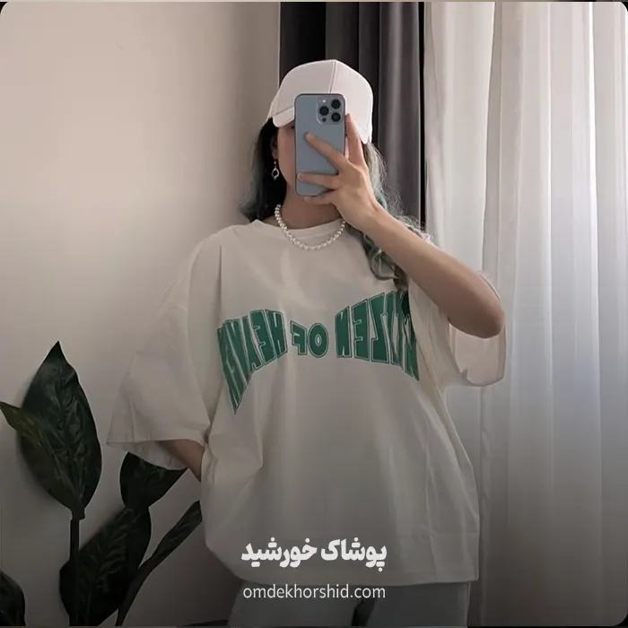 تیشرت پنبه باکسی 2