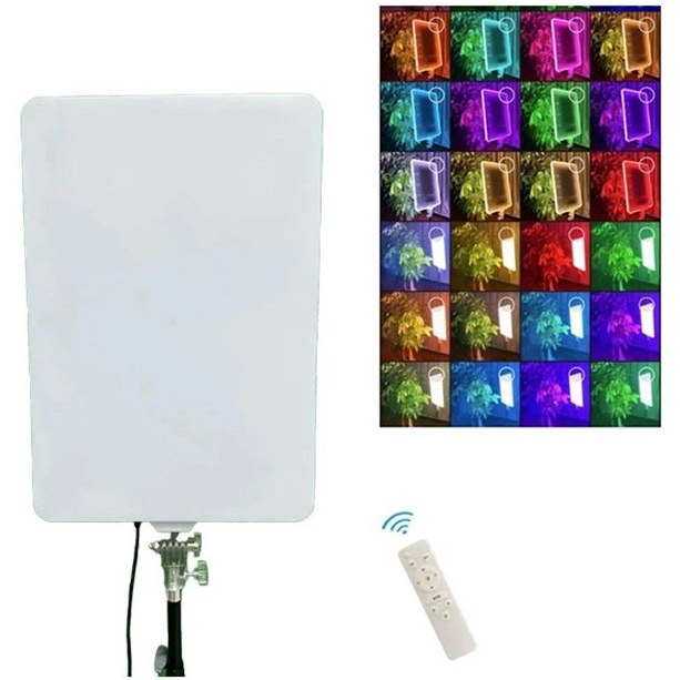 نور ثابت ال ای دی PM-48 RGB همراه سه پایه