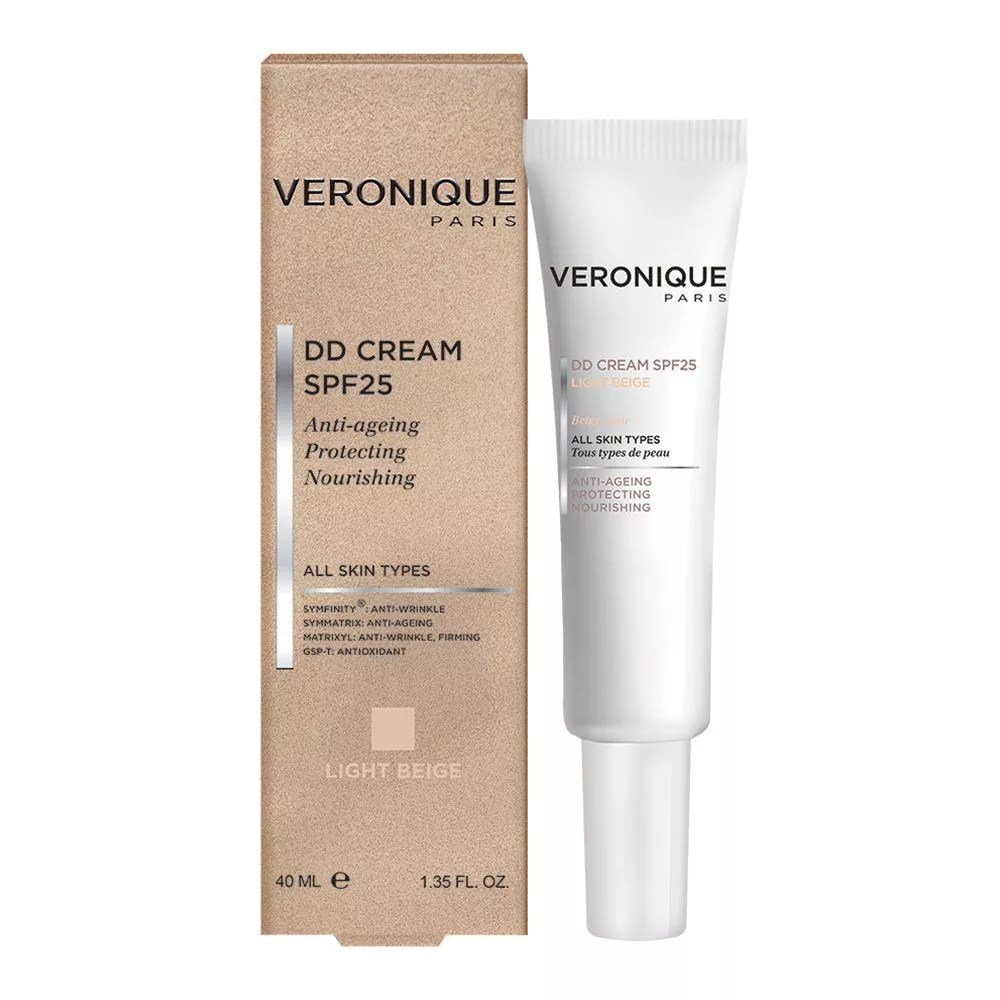 دی دی کرم رنگی SPF25 ورونیک حجم 40 میلی لیتر