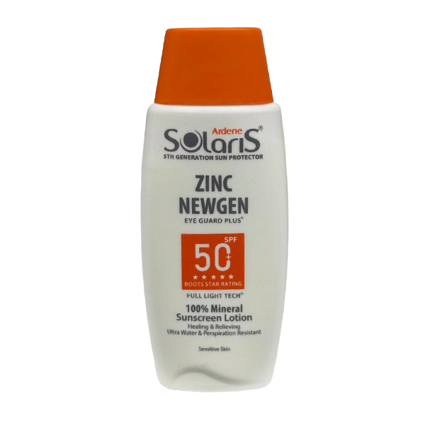 ضد آفتاب فیزیکی التیامبخش سولاریس آردن SPF 50 | محافظت کامل و تسکیندهنده پوست حساس