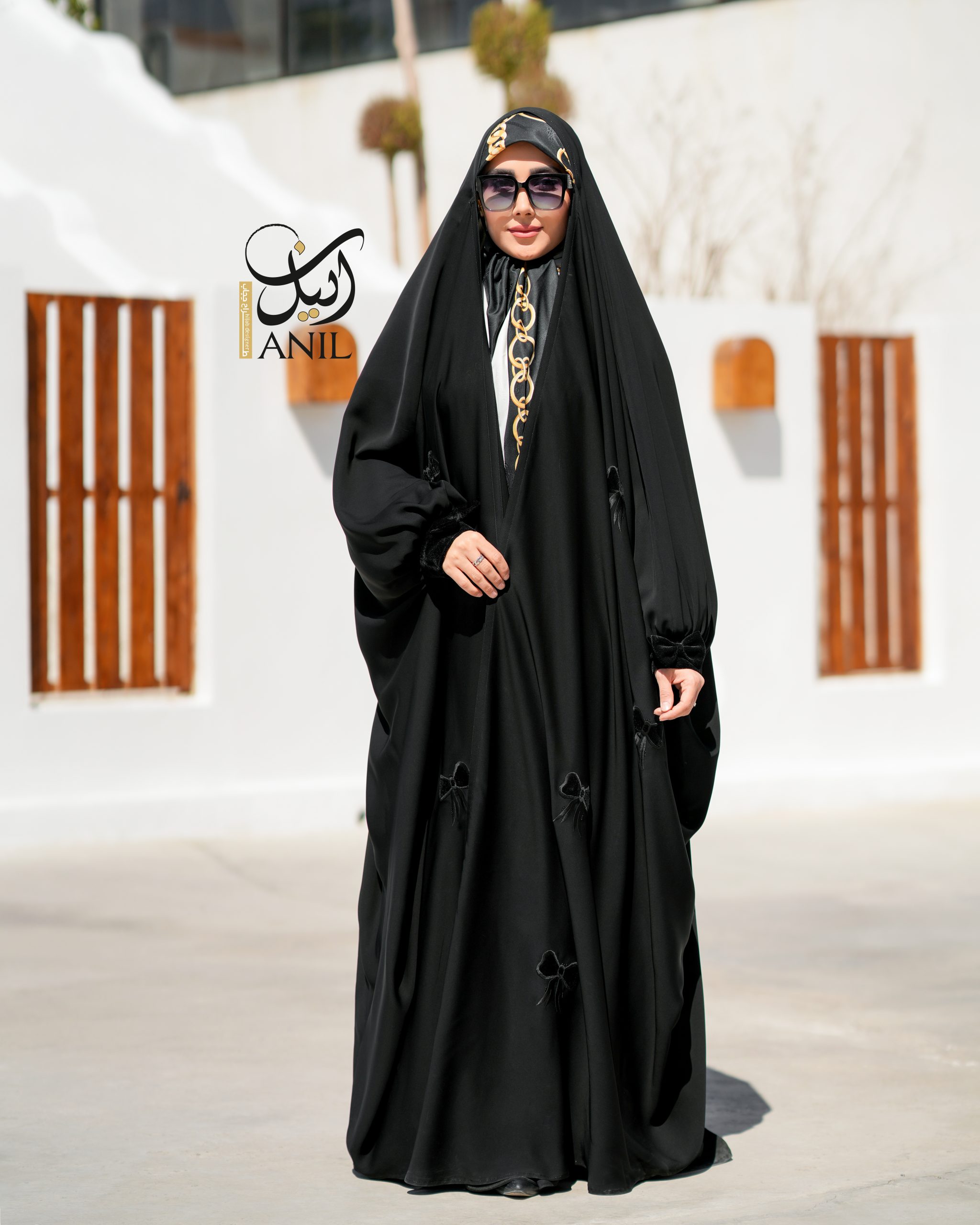 چادر عربی گلدوزی پاپیون پخش