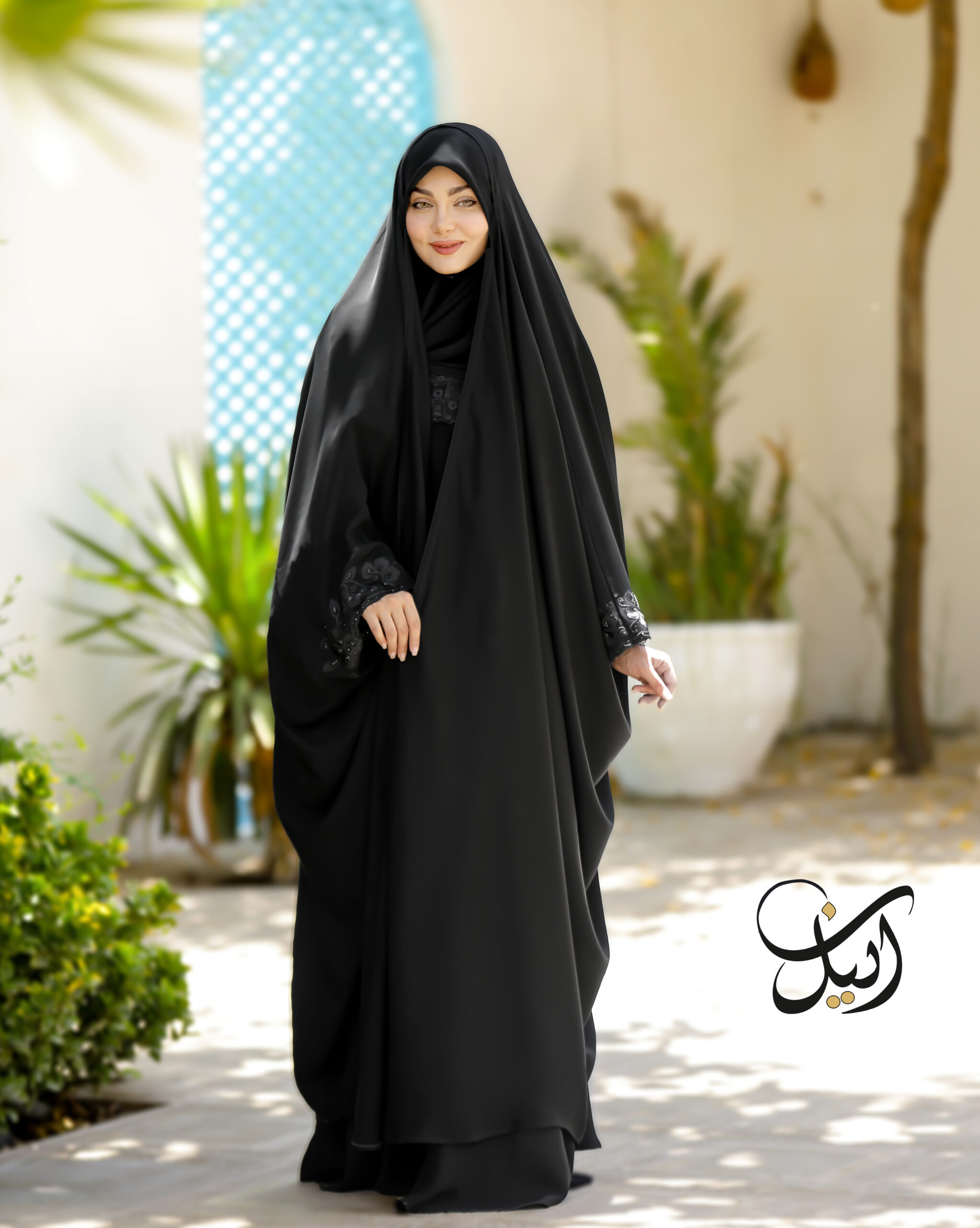 چادر گلدوزی طرح کوثر