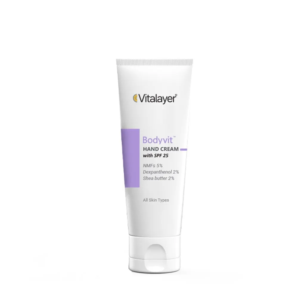 کرم مرطوب کننده دست SPF 25 بادی ویت ویتالیر 75 میلی لیتر
