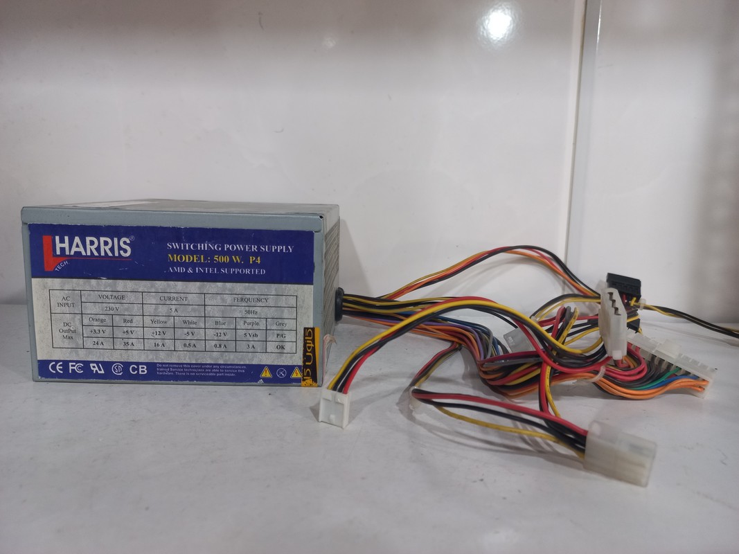 پاور 24 پین HARRIS مدل 500W-P4