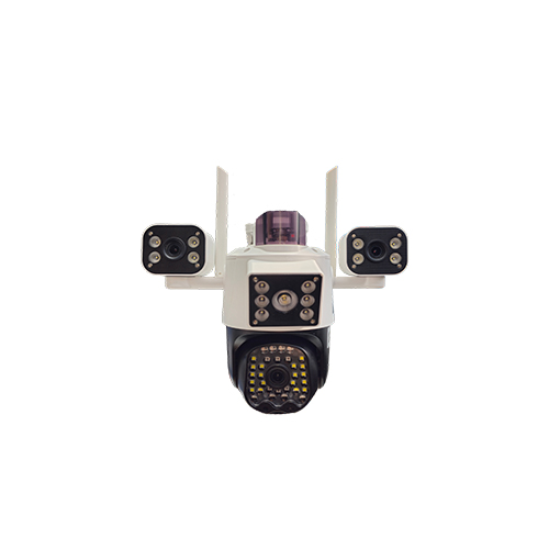 دوربین مدار بسته سیمکارتی خور چرخشی 3لنز3 تصویر V380 PRO