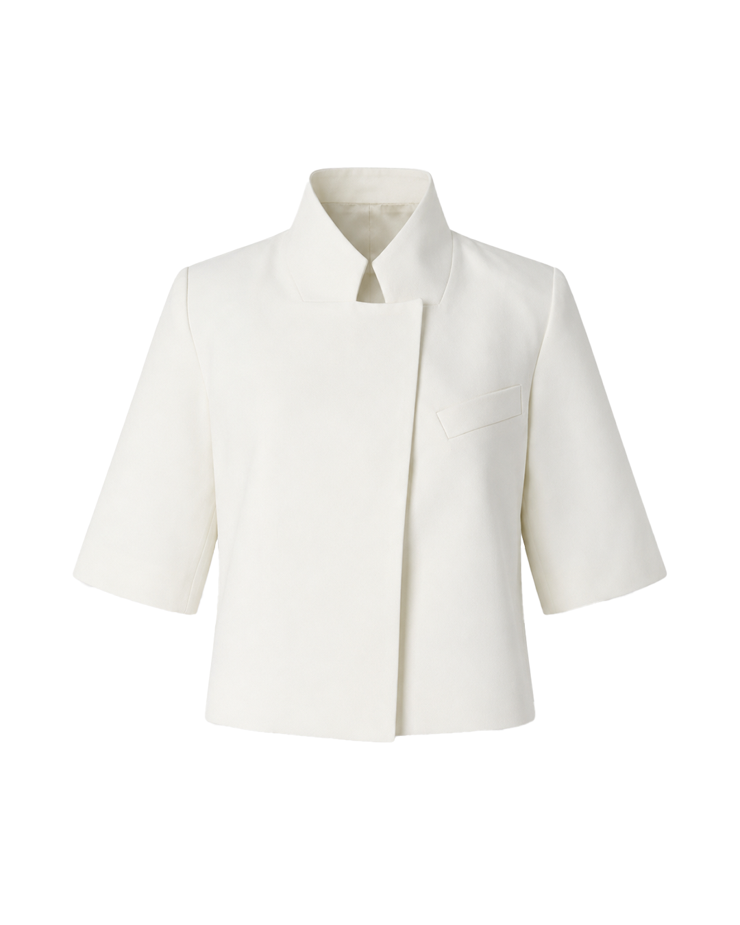 کراپ کت انگلیسی کرهای | NISHA Korean English Crop Blazer