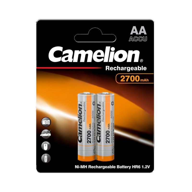 باتری قلمی Camelion مدل Ni-MH 2700mAh دوتایی