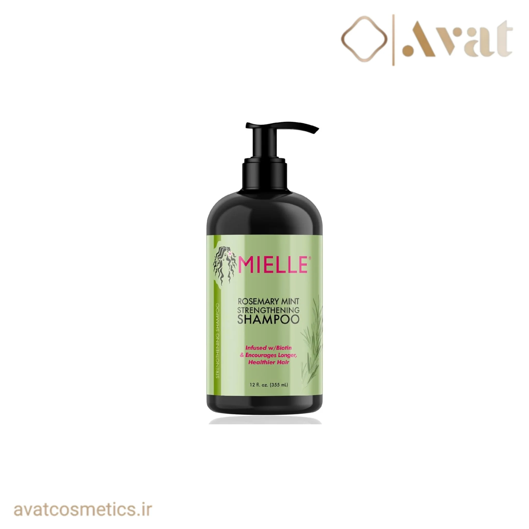 شامپو ضدریزش رزماری میله | MIELLE Rosmary Mint Strengthening Shampoo
