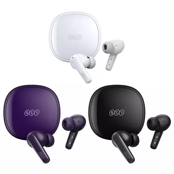 هدفون بلوتوثی شیائومی مدل QCY-T13 X {مشکی-سفید-بنفش}