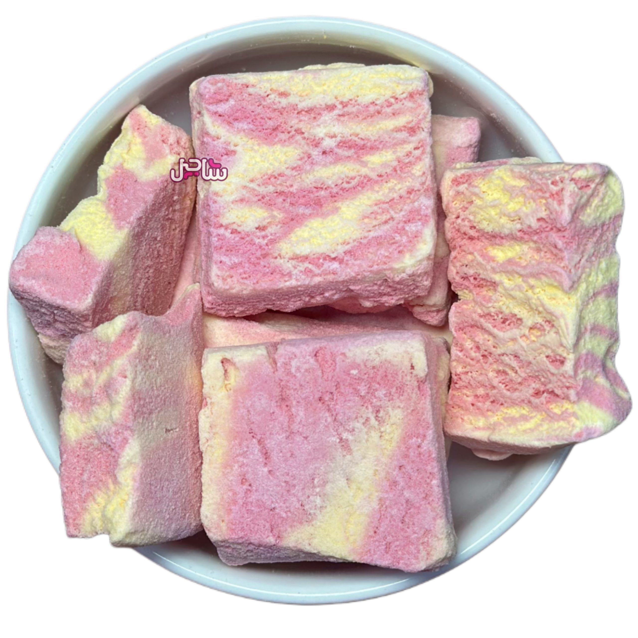 بستنی خشک (موز توت فرنگی)