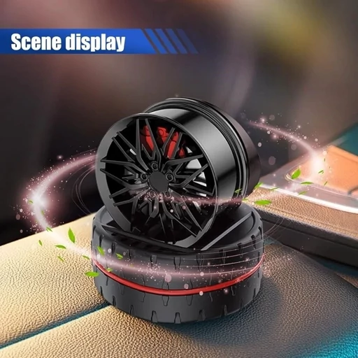 خوشبوکننده خورشیدی رینگ خودرو | خوشبوکننده ماشین وارداتی با اسانس قابل شارژ