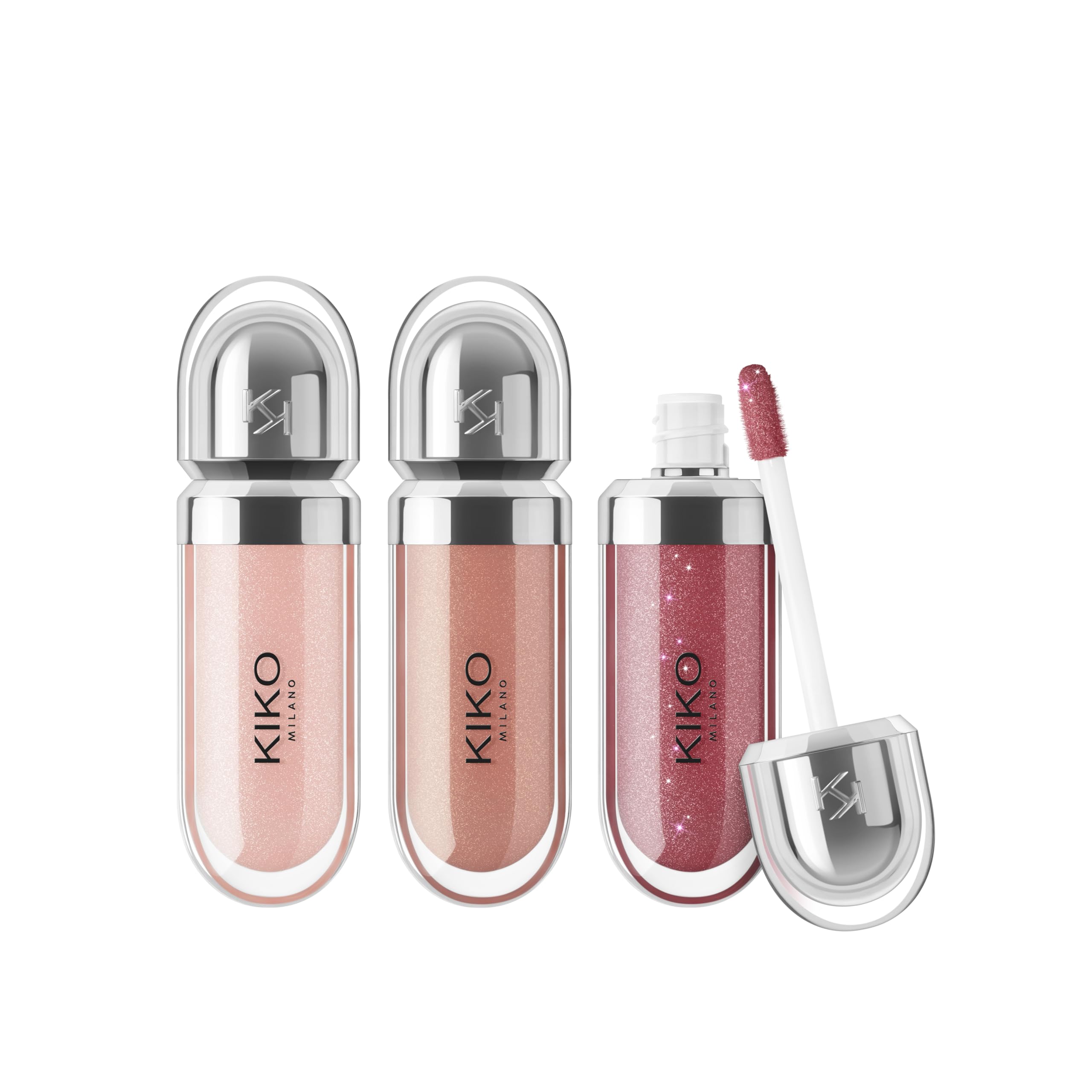 پک لیپ گلاس شماره 03 کیکو میلانـو Glossy Lip Set (سه عددی رنگ 06، 19 و 22)
