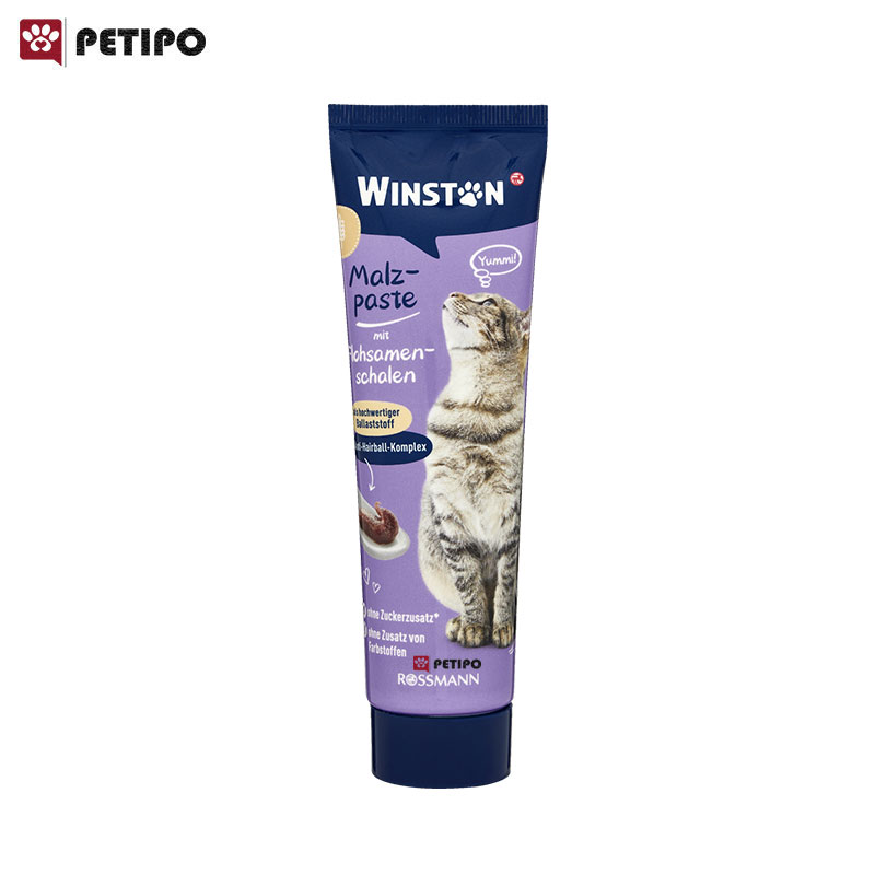 خمیر مالت گربه آنتی هربال وینستون (Winston Paste Anti Hairball) وزن 100 گرم