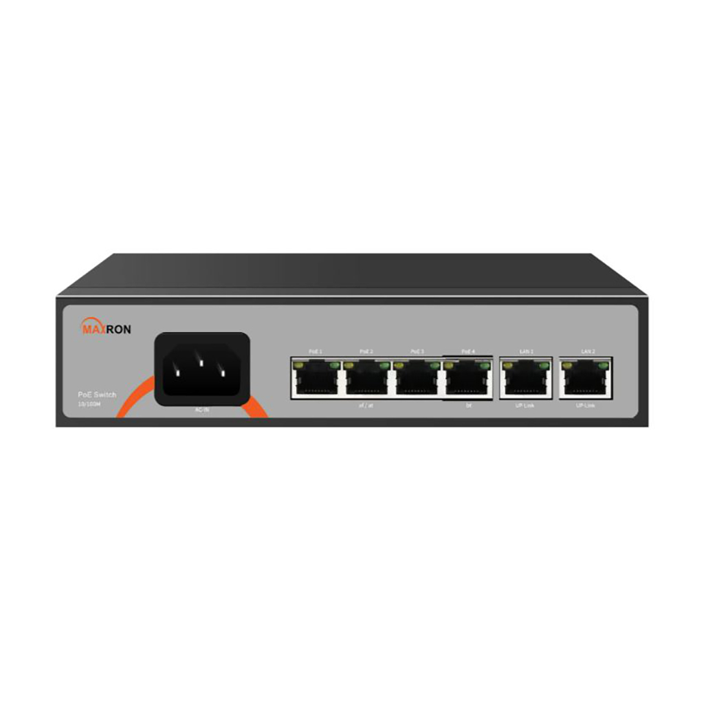 سوییچ شبکه مکسرون MSW-3004FP-2FL-60I