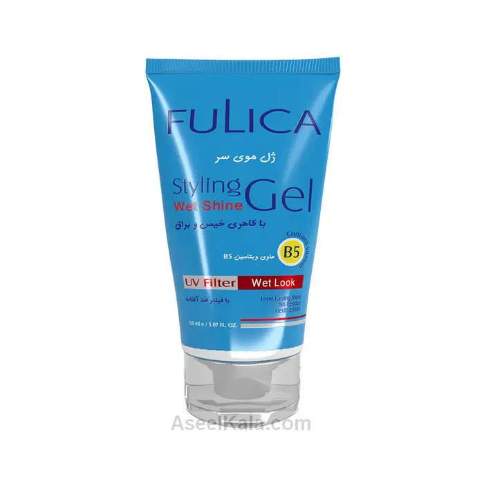 ژل موی سر فولیکا Fulica براق کننده مدل Wet Shine حجم 150 میل