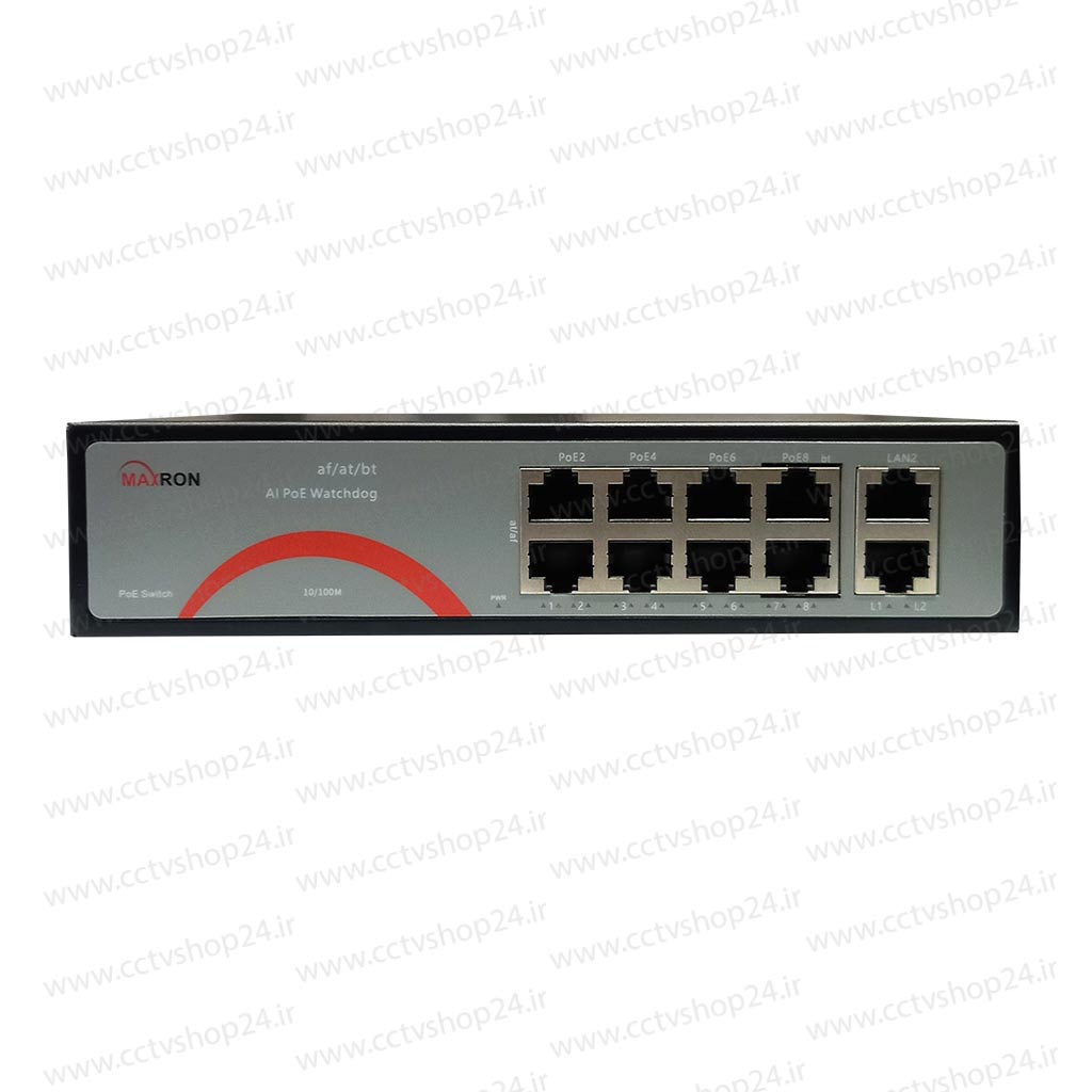سوییچ شبکه مکسرون MSW-3008FP-2FL-120I-V2