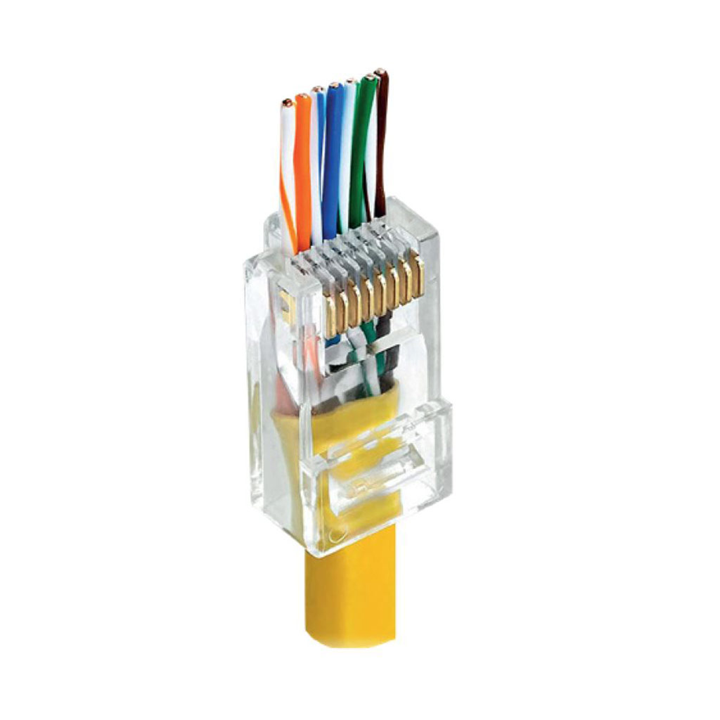 سوکت شبکه میانگذر CAT6 UTP