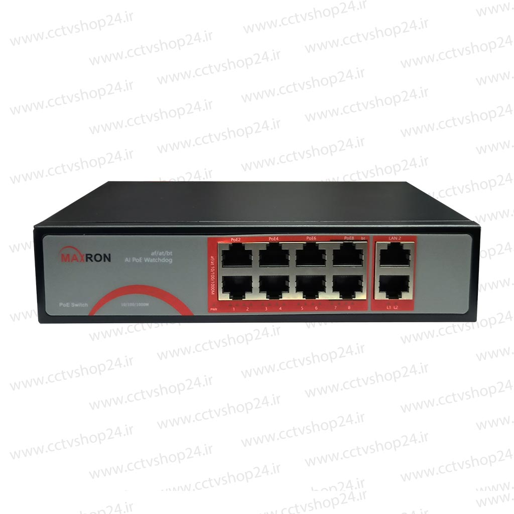 سوییچ شبکه مکسرون MSW-3008GP-2GL-120I