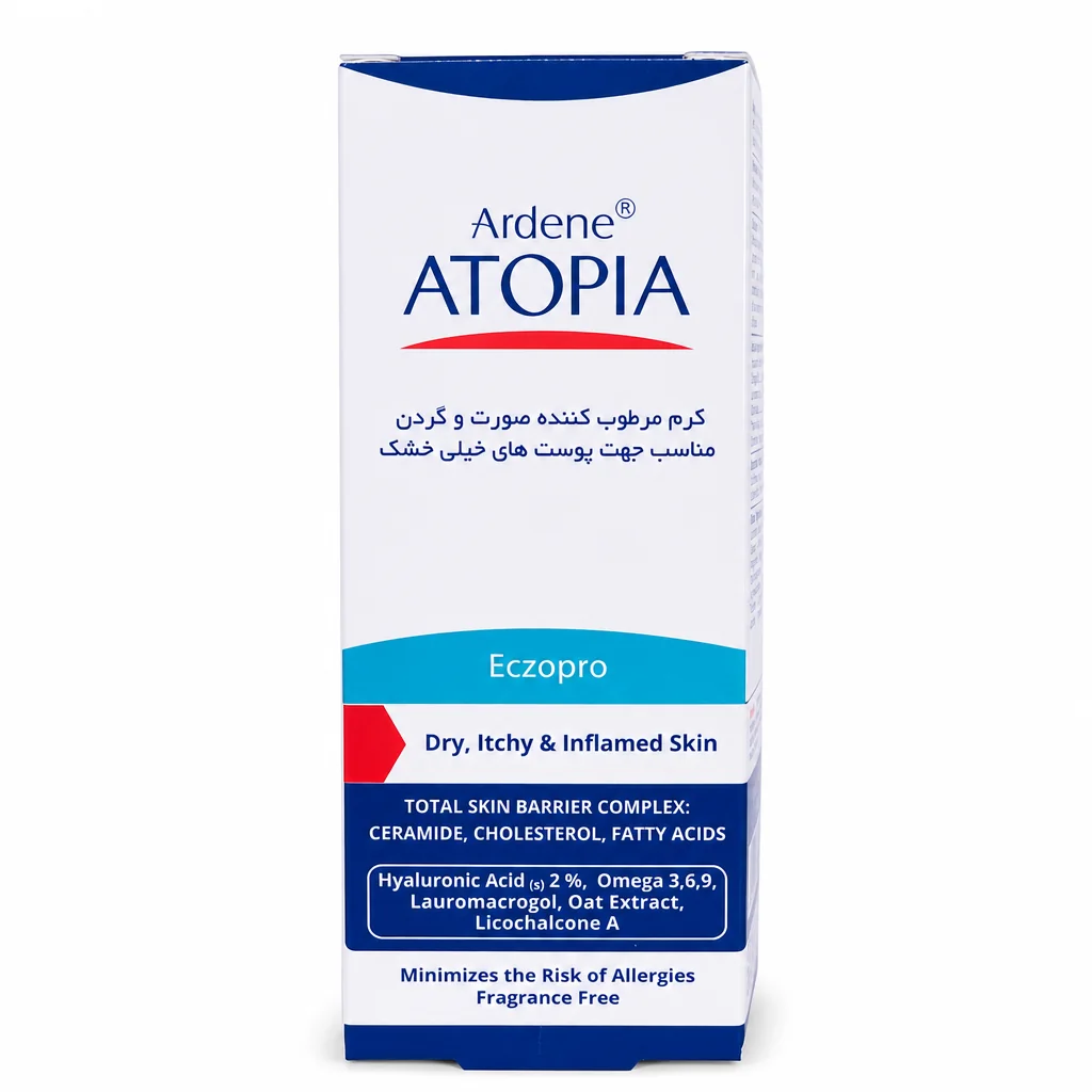 کرم مرطوب کننده صورت و بدن آتوپیا